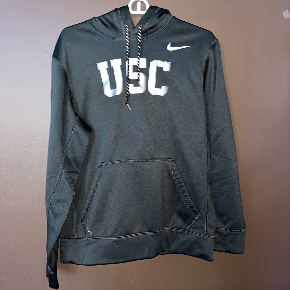 USC Nike Gray Thermal Hoodie SZ Small